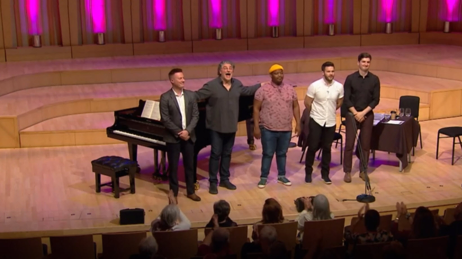 Jos Cura leads Masterclass at BBC Cardiff Singer of the World.