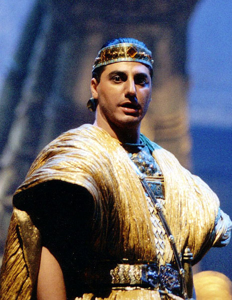 Jos Cura as Radames in Palermo production of Aida