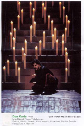 Jos Cura as Don Carlo, Zurich Opera Production.