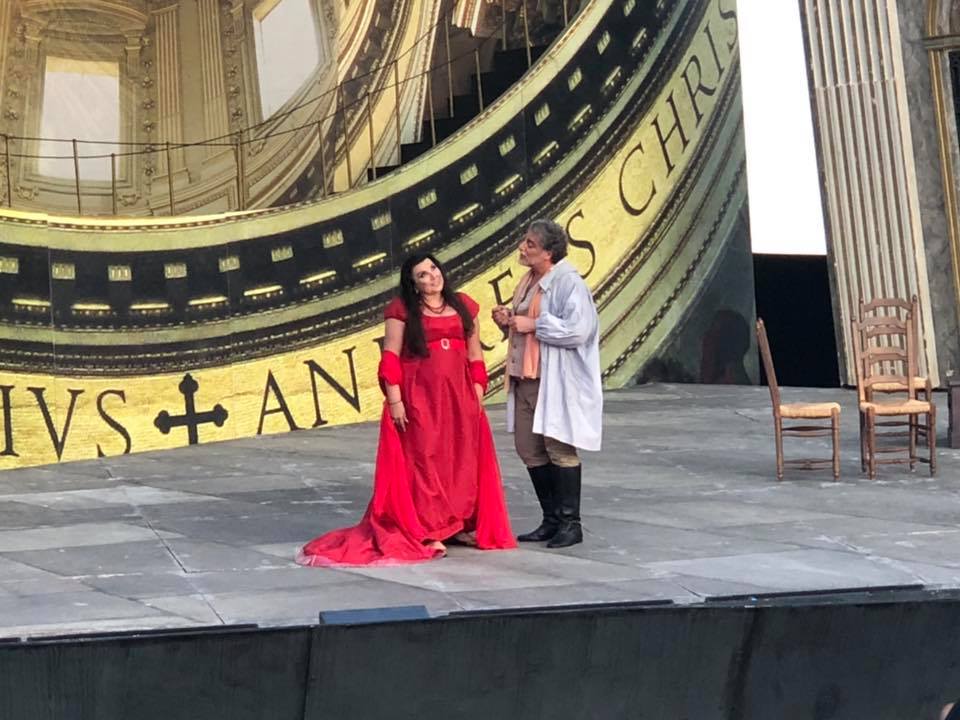 Jos Cura as Mario Cavaradossi at Torre del Lago, 2019.